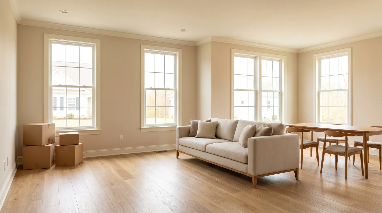 Dale City Virginia residential interior freshly painted