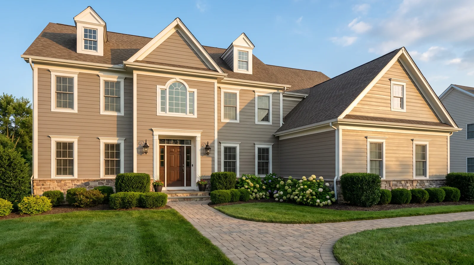 Waldorf Maryland home exterior freshly painted